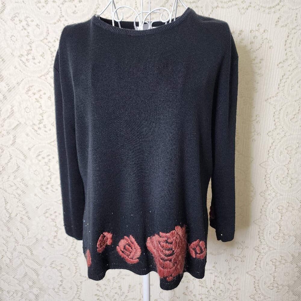 Vintage wool blend sweater large